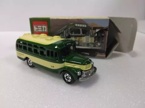 Автобус Tomica Custom Yufuin, сделанный в Китае, микролитражка Yamanami , серебряный