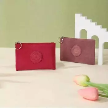 Автобус Визитная карточка ID Держатель кредитной карты Чехол Ключи Наушники Нейлоновые маленькие сумки для хранения Повседневные однотонные сумки для монет Кошельки Кошелек для денег светло-зеленый