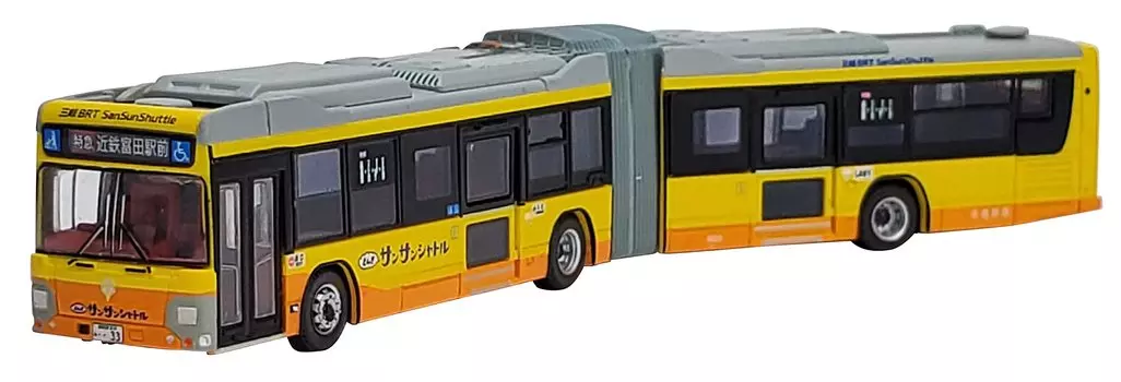 Автобусная коллекция Автобусная коллекция Санги Железнодорожный блокирующий автобус Солнце Солнце Шаттл Диорама Принадлежности 322016