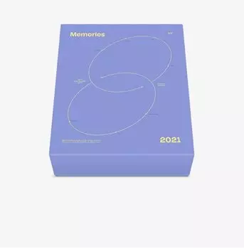 автограф Bangtan Boys BTS Воспоминания 2021 года с автографом [С фото] - (Блю рей) + [Дополнительное бонусное фото]