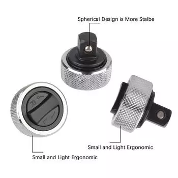 Автоинструмент Мини-храповой ключ для автомобиля, мотоцикла, многофункциональный комбинированный гаечный ключ с трещоткой для большого пальца 1 Set серебряный
