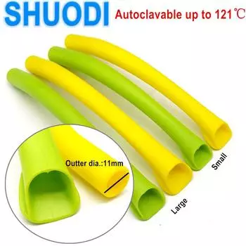 Автоклавируемые стоматологические насадки для аспирации большого объема, насадки для эвакуации утконоса, аспиратор, трубка для слюны, прочный материал насадок для всасывания 10 pcs Large