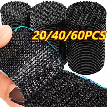 Автоклеящаяся лента-липучка Бытовые коврики для пола Шитье Самоклеящиеся. С антискользящей наклейкой на липучке 10Pair (20Pcs)