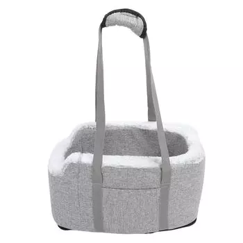 Автокресло для собак с центральной консолью, мягкое, уютное, тканевое, портативное, для кошек, собак, щенков, котят