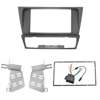 Автомагнитола Стерео Двойной DIN Комплект для приборной панели с жгутом проводов и антенной для BMW 3 серии E90 E91 2004-2012