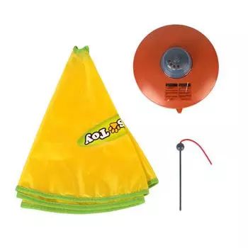 Автоматическая электрическая игрушечная пластина для кошек, 4 скорости, движение под прикрытием, ткань для мыши, движущееся перо, интерактивная игрушка для домашних животных для кошек, котят, умные игрушки для кошек