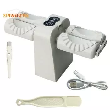 Автоматическая электрическая машина для изготовления пельменей, бытовой пресс, ленивая форма для быстрого формования пельменей серый