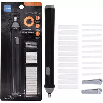 Автоматическая электрическая стирательная резинка на батарейках для эскизных карандашей, 2,3 мм и 5 мм