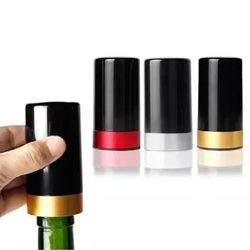 Автоматическая электрическая винная пробка, вакуумный насос для вина, пробки для бутылок для гостиничного клуба, герметичная винная пробка, аксессуары для домашнего бара золотистый