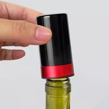 Автоматическая электрическая винная пробка, вакуумный насос для вина, пробки для бутылок для гостиничного клуба, герметичная винная пробка, аксессуары для домашнего бара серебряный