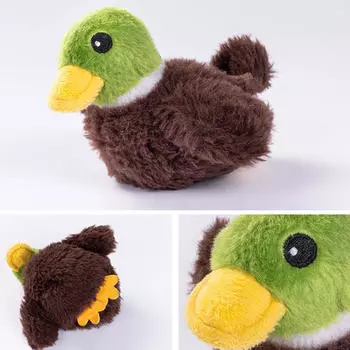 Автоматическая электронная игрушка для котят, активируемая прикосновением, реалистичная, чирикающая и чирикающая, перезаряжаемая, интерактивная Duck