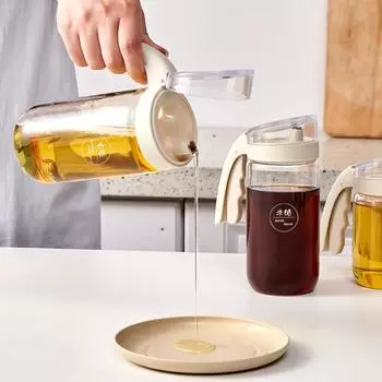 Автоматическая бутылка для масла, стеклянный контейнер, прочная бутылка для приправы, кухня