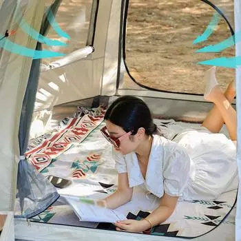 Автоматическая быстро открывающаяся палатка для кемпинга, пикника, водонепроницаемая, солнцезащитная, семейная, мгновенная S