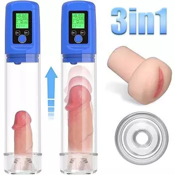 Автоматическая чашка для мужской мастурбации 3-в-1, присоска 2-в-1, товары для мужской мастурбации, мужские секс-игрушки, товары для взрослых, минет, минет