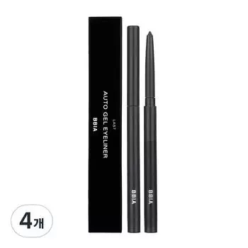 Автоматическая гелевая подводка для глаз Bbia Last 0,3 г, 01 Noir, 4 шт.