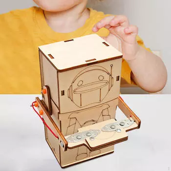 Автоматическая глотательная машина, сберегательный банк, научные наборы, образовательные игрушки, легко собрать стебель