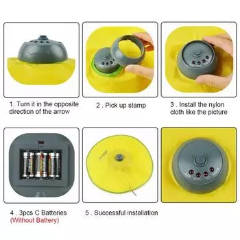 Автоматическая игрушка для кошек, электрическая, 4 скорости, движение, под прикрытием, мышь, ткань, движущееся перо, интерактивная игрушка для домашних животных жёлтый
