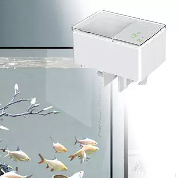 Автоматическая кормушка для рыб, автоматический дозатор пеллет для пруда, таймер отпуска с 500ml