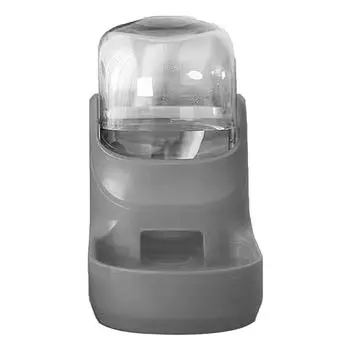 Автоматическая кормушка для собак, большая емкость, автоматический гравитационный дозатор воды для кошек, миска для еды для домашних животных серый