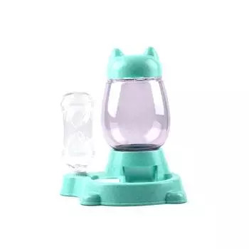 Автоматическая кормушка для животных, поилка, дозатор еды, мастерство, большая емкость, бытовые принадлежности, инструмент для кормления серый