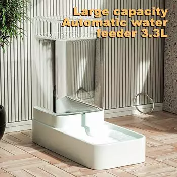 Автоматическая кормушка и поилка для кошек с гравитационным контейнером для хранения еды для кошек и собак