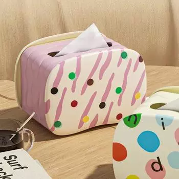 Автоматическая коробка для салфеток с пружиной, пластиковая коробка для хранения салфеток, ящик для бумаги для гостиной Style A