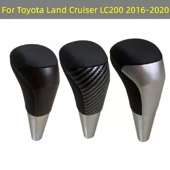 Автоматическая кожаная ручная ручка переключения передач для Toyota Land Cruiser LC200 2016 2017 2018 2019, аксессуары для стайлинга автомобилей
