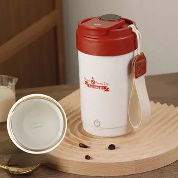 Автоматическая кружка для помешивания кофе, электрическая чашка для смешивания, портативная автоматическая дорожная кружка для белый