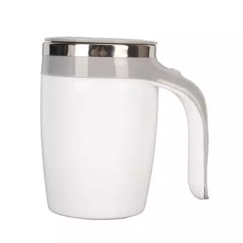 Автоматическая магнитная кружка для помешивания кофе 380 мл, быстроохлаждающаяся саморазмешивающаяся чашка для размешивания шоколадного молока L