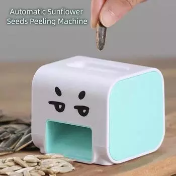 Автоматическая машина для очистки семян дыни, семян подсолнечника, автоматическая электрическая машина для очистки семян дыни синий