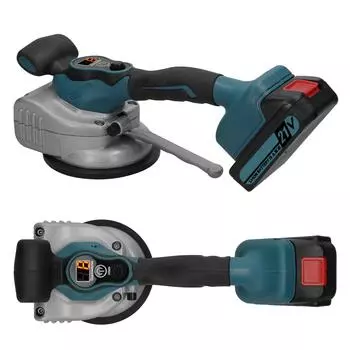 Автоматическая машина для укладки плитки 21 В, вибрационный инструмент для укладки настенной напольной плитки с высокой грузоподъемностью разноцветный