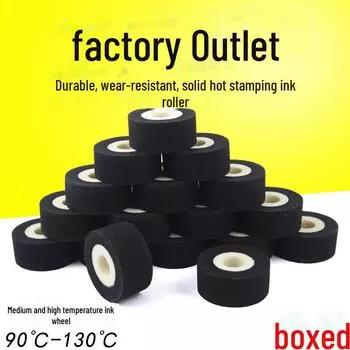 Автоматическая машина для запечатывания чернильного колеса для кодирования (35x15/36x16) Горячая штамповка даты и номера партии 36mm*12mm, 1 piece