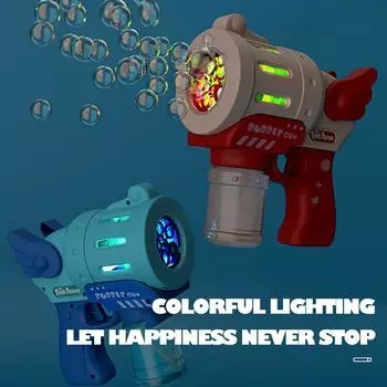 Автоматическая машина пузыря музыки Машина пузыря шаржа с водой пузыря 100мл красный