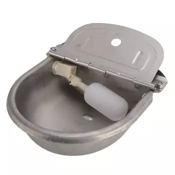 Автоматическая миска для воды из нержавеющей стали для собак, автоматический дозатор воды, поилка для скота с клапаном для