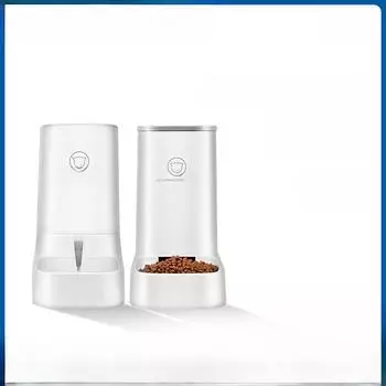 Автоматическая миска и кормушка для домашних животных с диспенсером для воды объемом 3,8 л для кошек и собак automatic feeder