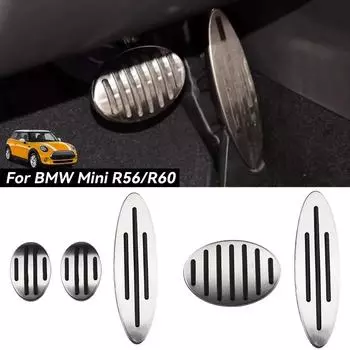 Автоматическая накладка на педаль для подножки для MINI Cooper Countryman Аксессуары F60 R60 Clubman F54 R55 One R50 R53 R61 F55 F56 Автоматическая коробка передач