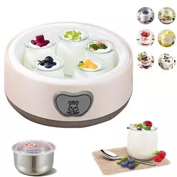 Автоматическая небольшая йогуртница для приготовления йогурта дома из нержавеющей стали 304 с интеллектуальной постоянной температурой One Size