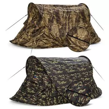 Автоматическая открытая наружная водонепроницаемая кемпинговая палатка, одиночная камуфляжная пляжная палатка, быстро открывающаяся, простая в установке палатка