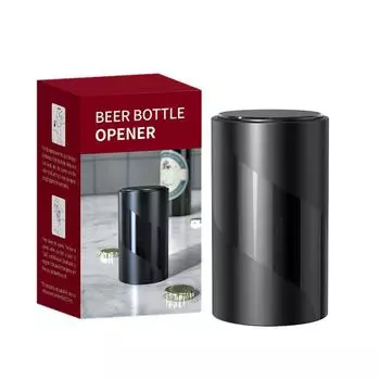 Автоматическая открывалка для пивных бутылок с магнитным фиксатором крышек, не повреждает крышки, нажимает вниз, открывалка для вина и пива, креативные кухонные инструменты