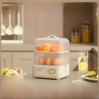 Автоматическая пароварка для яиц с защитой от высыхания и таймером