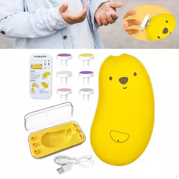 Автоматическая пилка для ногтей с 6 шлифовальными головками, 3 скоростными режимами и многофункциональной подсветкой