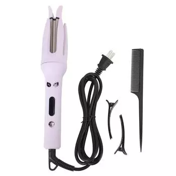 Автоматическая плойка для завивки волос с вращающейся регулируемой температурой 1,1 дюйма, большая волна, против ожогов, автоматическая