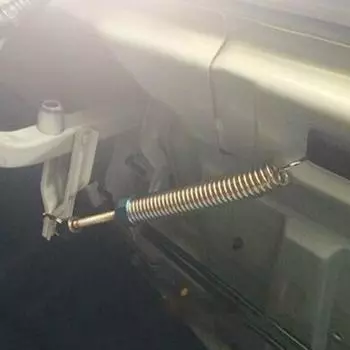 Автоматическая подъемная пружина багажника автомобиля, 2 шт., модификация крышки багажника автомобиля, пружина из нержавеющей стали, автоматическая металлическая пружина крышки багажника автомобиля красный