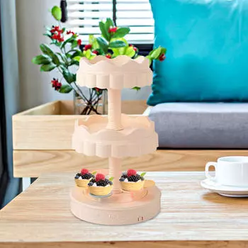 Автоматическая подставка для кексов на 3 яруса для вечеринок и праздничных мероприятий No Music