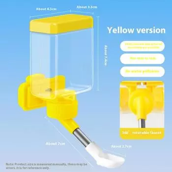 Автоматическая поилка для птиц, подвесная поилка для клетки, легко чистить и устанавливать, поилки для домашних животных, аксессуары для клетки для птиц A3