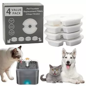 Автоматическая поилка объемом 2 л со светодиодной подсветкой, фильтрующая поилка для воды, бесшумная интеллектуальная кормушка для воды, принадлежности для поения домашних животных as show&2L