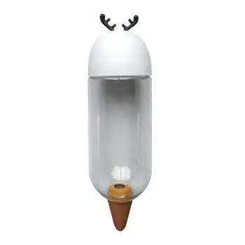 Автоматическая поливочная колба Самополивающийся терракотовый шип с прозрачной бутылкой Инструмент для капельного полива Устройство для полива цветов для комнатных растений, уличных растений A