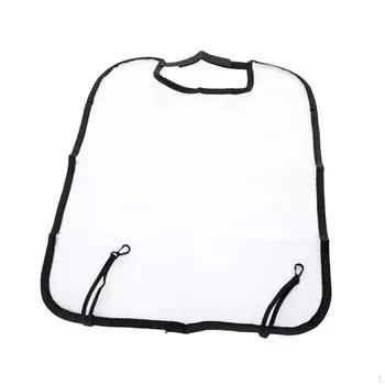 Автоматическая прозрачная противоударная накладка на спинку сиденья, водонепроницаемая, прозрачная защита чёрный