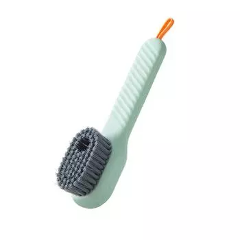 Автоматическая щетка для чистки жидкости Push Type Shoes Brush House (зеленый)