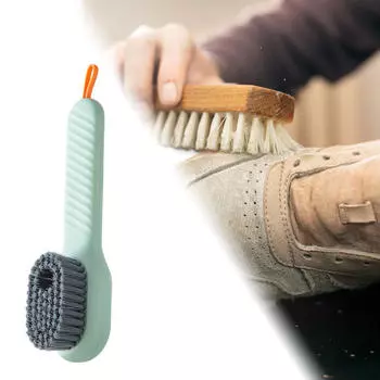 Автоматическая щетка для очистки жидкости. Удобная бытовая ручка. зелёный